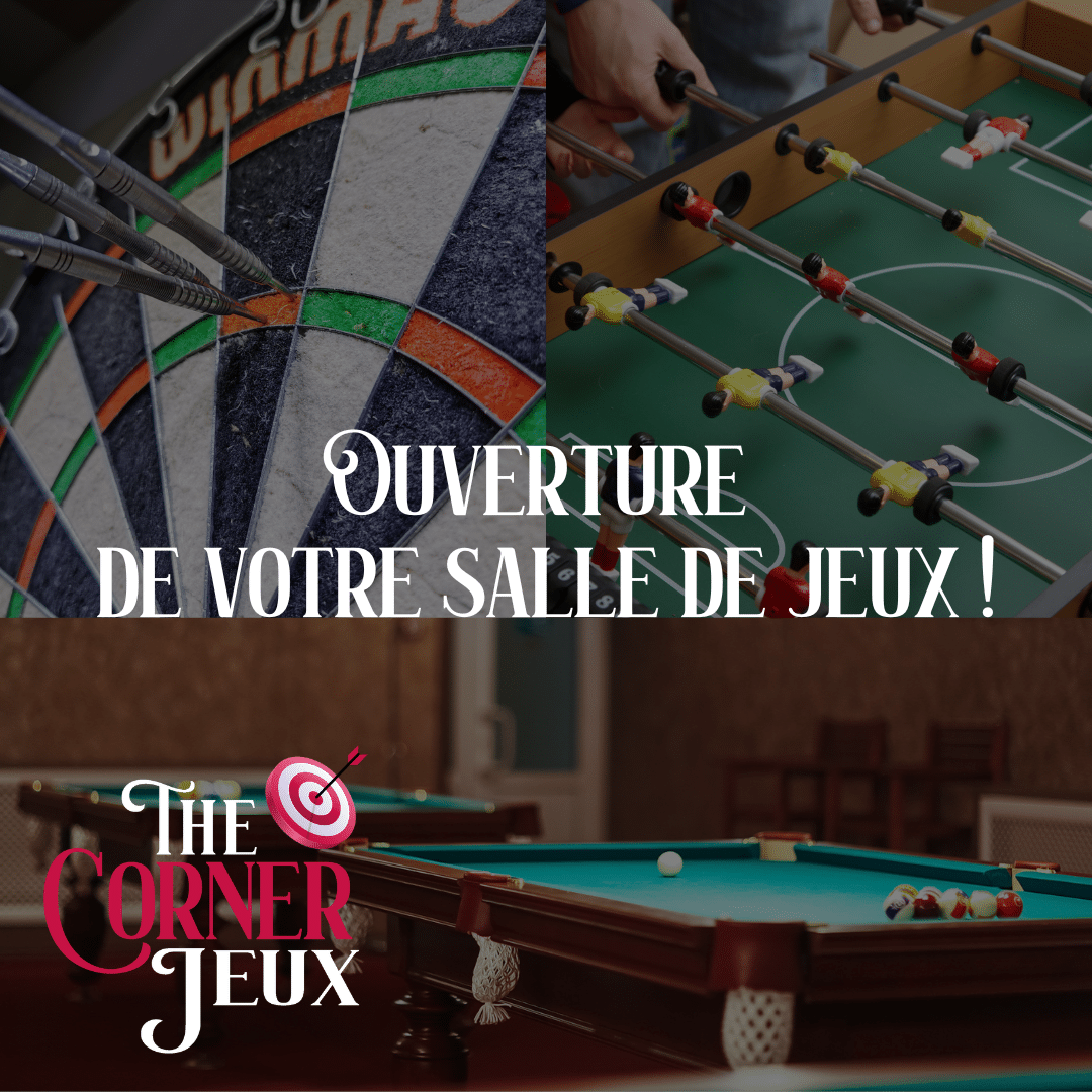 Salle de jeux ouverte !!