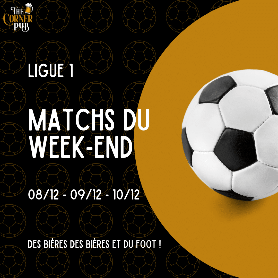 Matchs week-end du 08 au 10 décembre