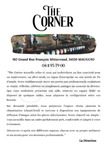 The Corner accueille les professionnels